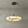 Modern Spanish Alabaster Halo Pendant Lamp | wildoxy
