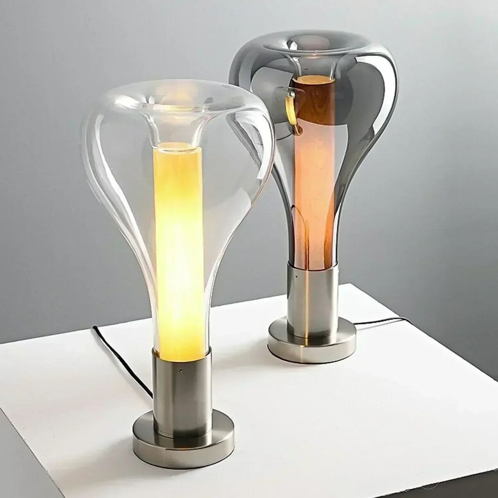 Aurelia Fluid Art Lamp — Lava-Inspired Glass Sculpture, Ambient Lighting