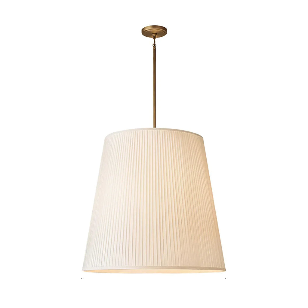 Modern Tailored Reed Pleat Stem Pendant | wildoxy