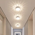 Plafonnier LED en acrylique cristal - blanc chaud/froid