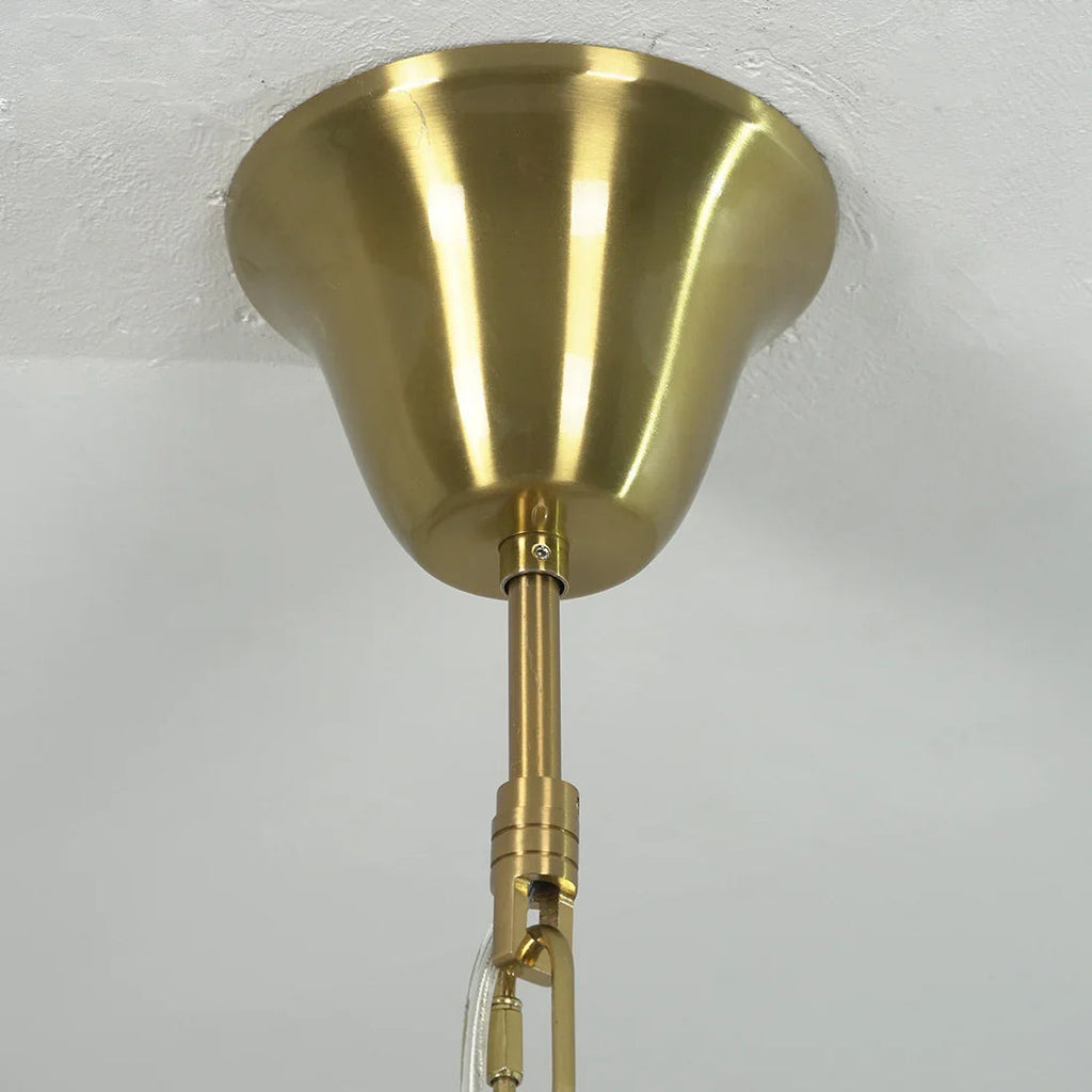 Murano-Style Tiered Glass Chandelier | wildoxy