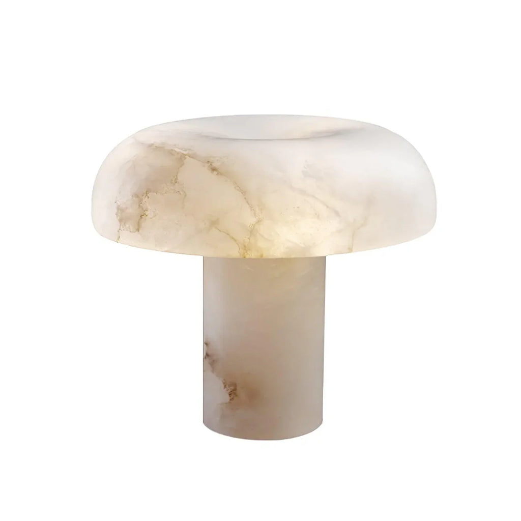 Mushroom Type Alabaster Table Lamp | wildoxy