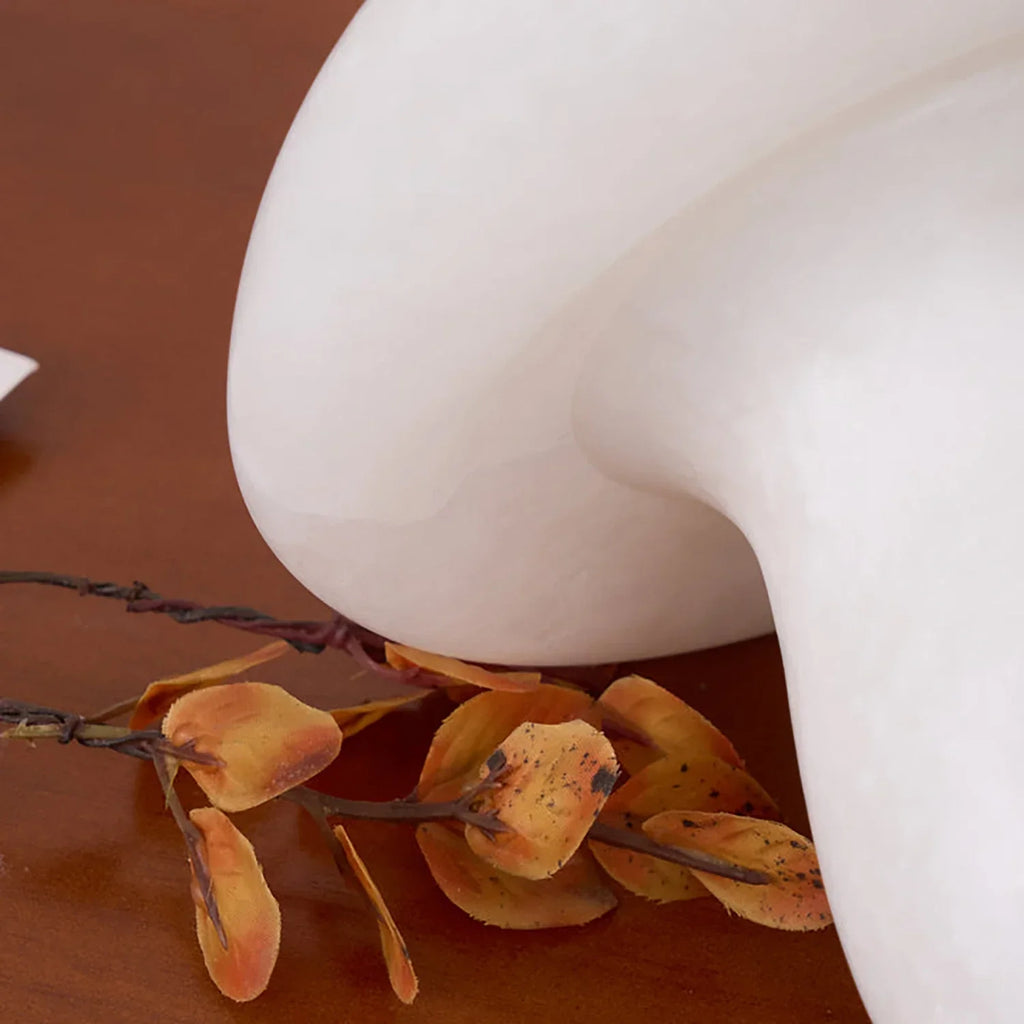 Natural Alabaster Mushroom Table Lamp | wildoxy