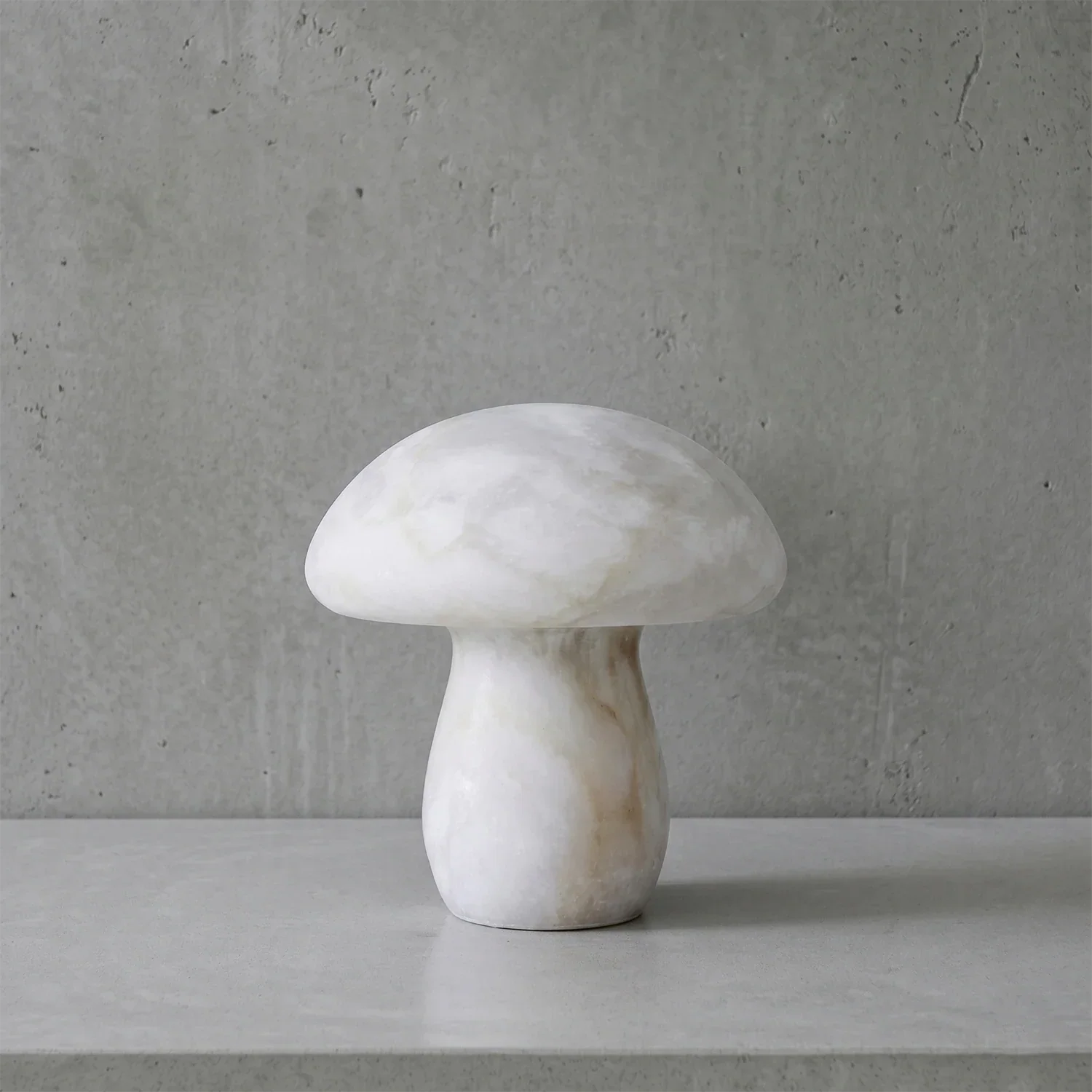 Natural Alabaster Mushroom Table Lamp | wildoxy
