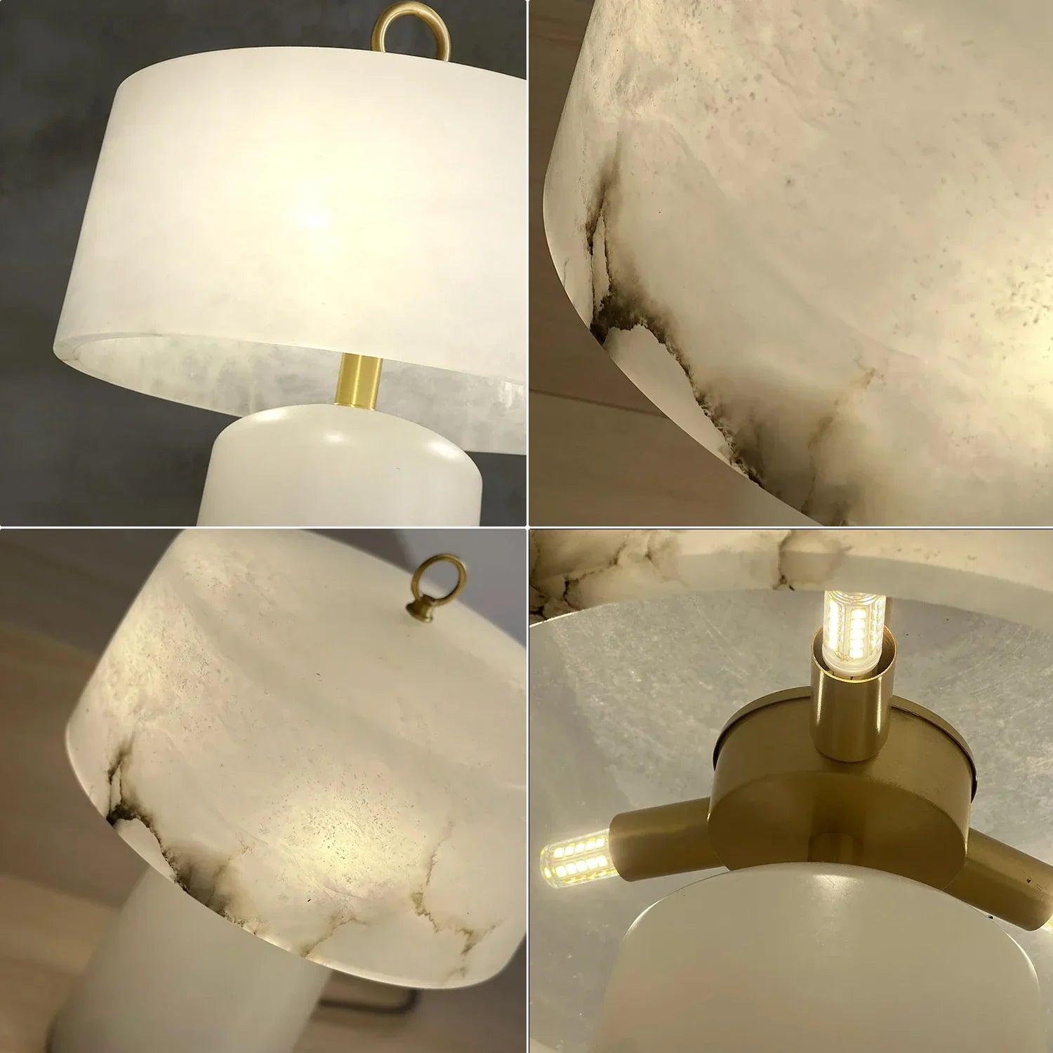 Natural Cloud Stone Table Lamp | wildoxy
