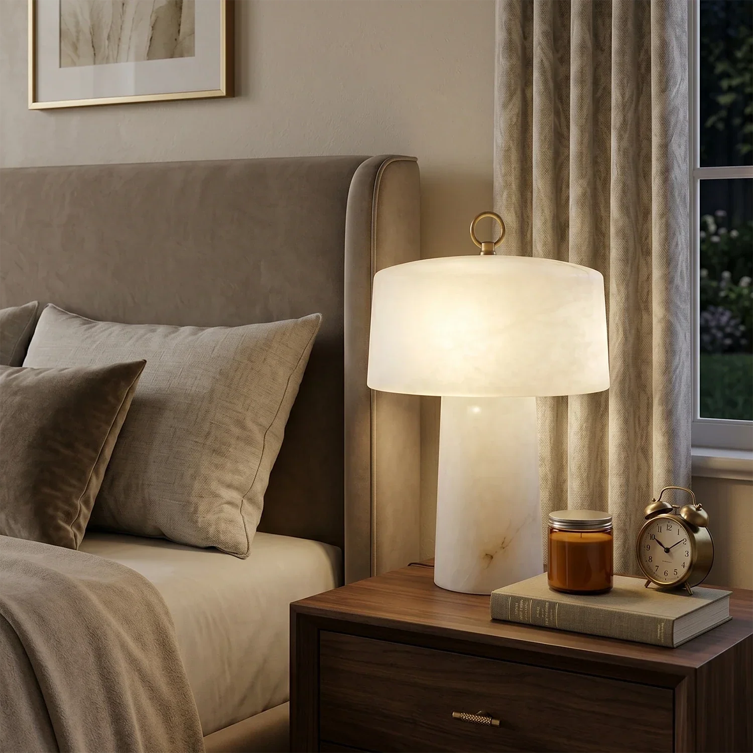 Natural Cloud Stone Table Lamp | wildoxy