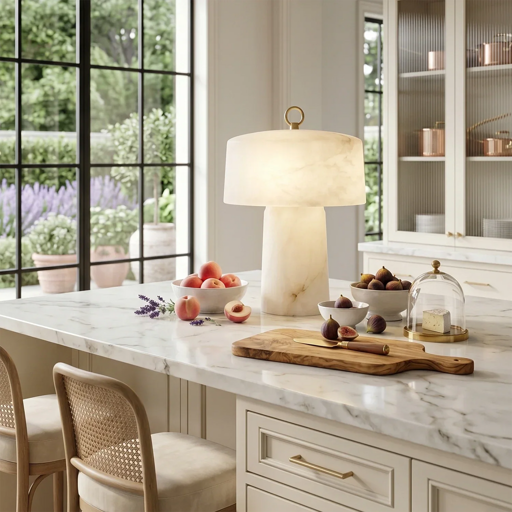Natural Cloud Stone Table Lamp | wildoxy