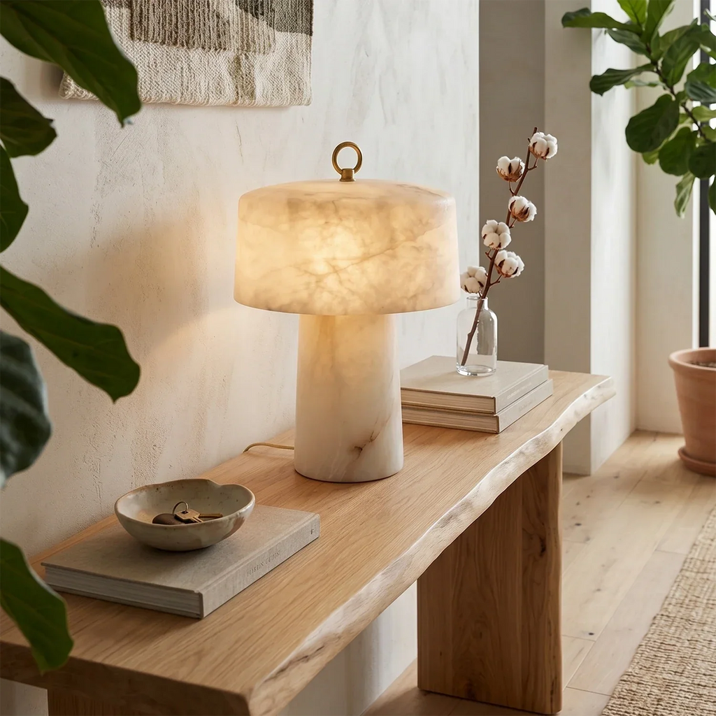 Natural Cloud Stone Table Lamp | wildoxy