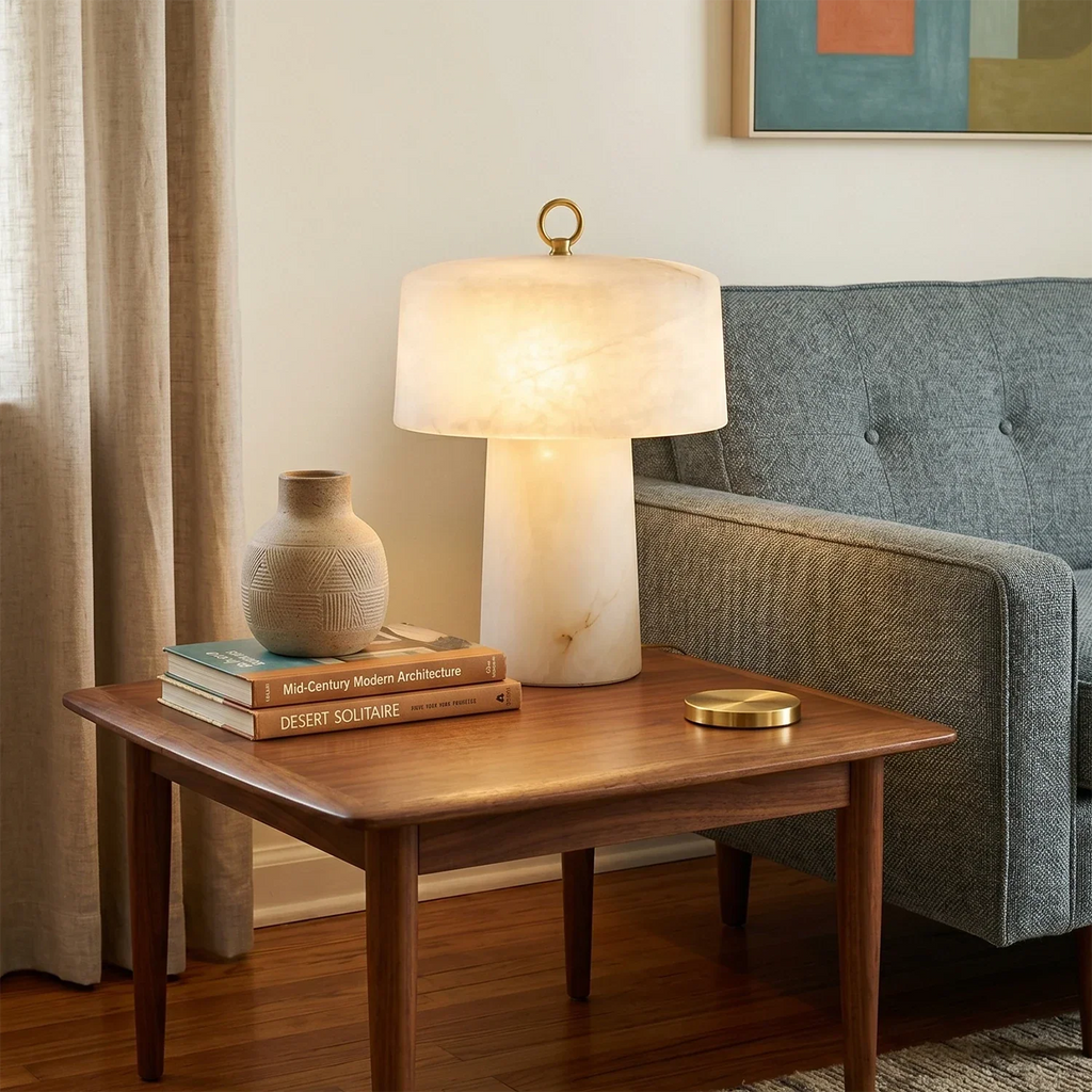 Natural Cloud Stone Table Lamp | wildoxy