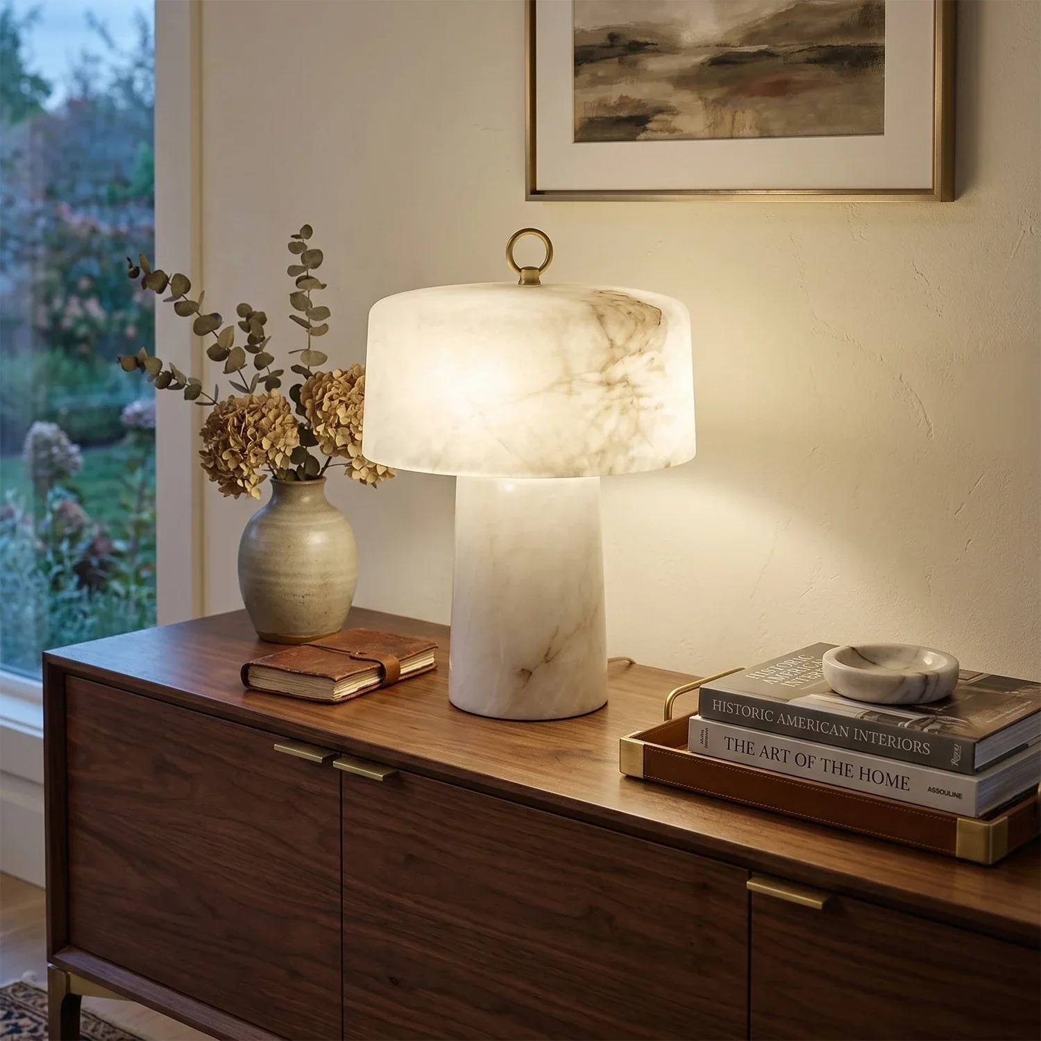 Natural Cloud Stone Table Lamp | wildoxy