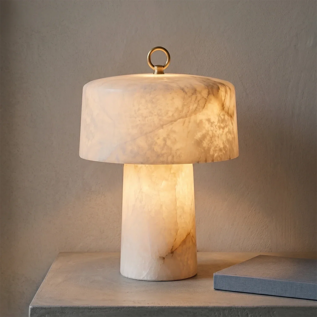 Natural Cloud Stone Table Lamp | wildoxy