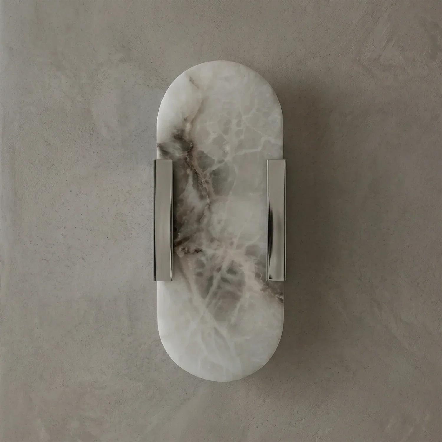 Natural Grained Marble Elongated Sconce Wall Lamp | wildoxy