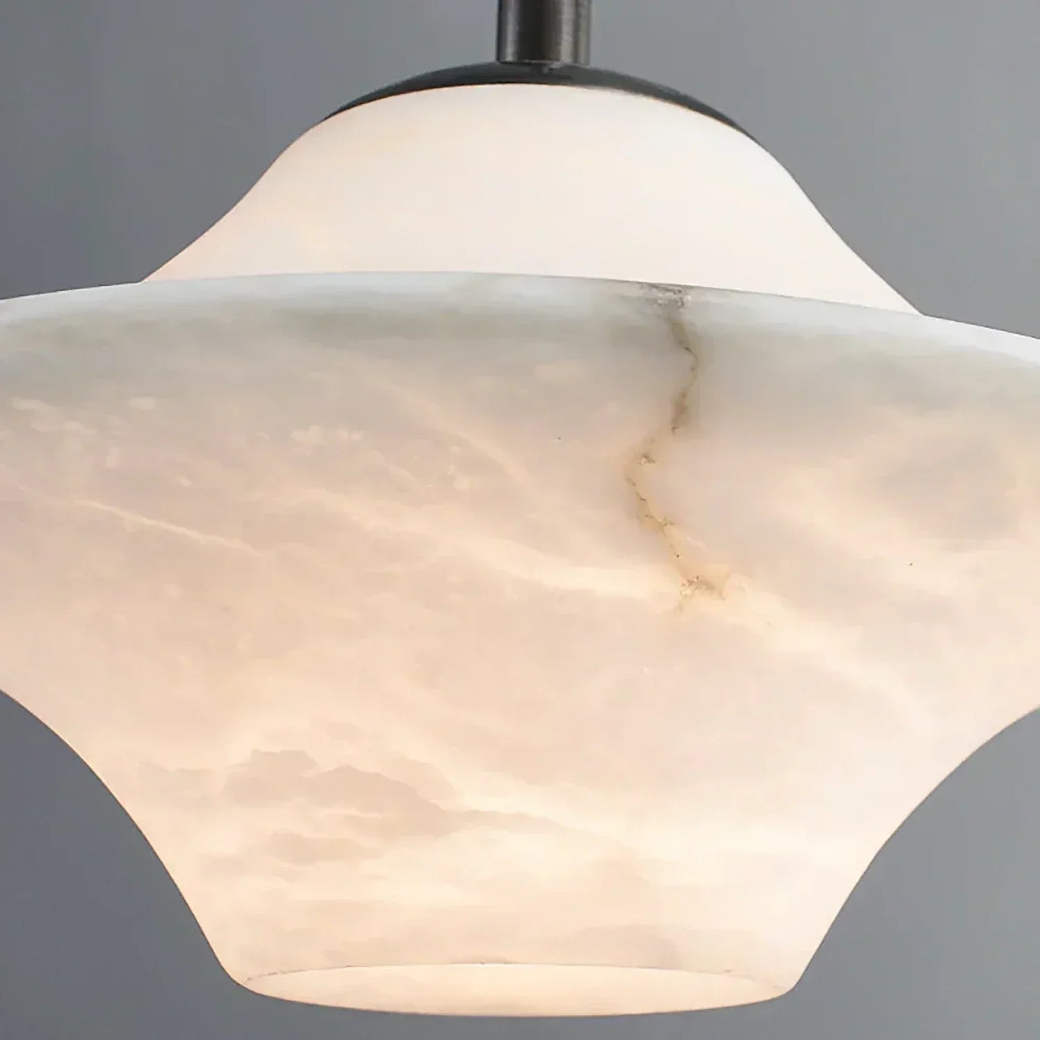 Nerine Wide-Brim Alabaster Pendant Light | wildoxy