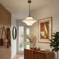 Nerine Wide-Brim Alabaster Pendant Light | wildoxy