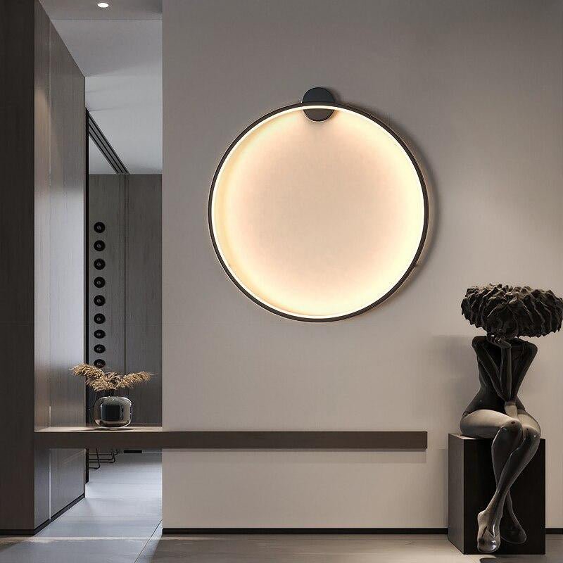 Sun Shaped Round Wall Lamp — Bright LED Lighting, AC 90-260V Compatible