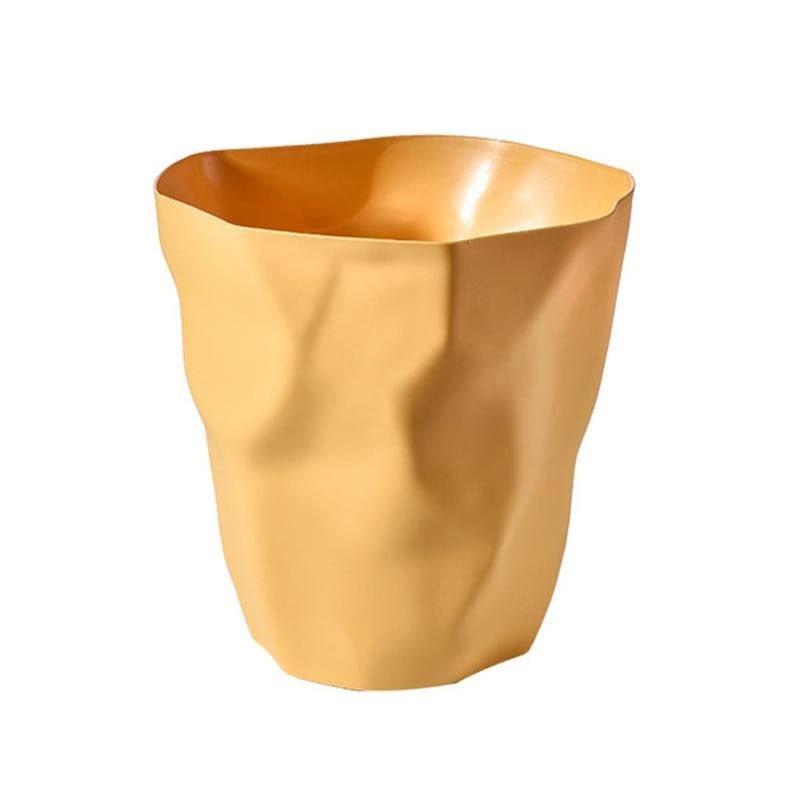 Wellenförmiger Kunststoff-Abfalleimer - 6 Farben, 26 × 27 cm