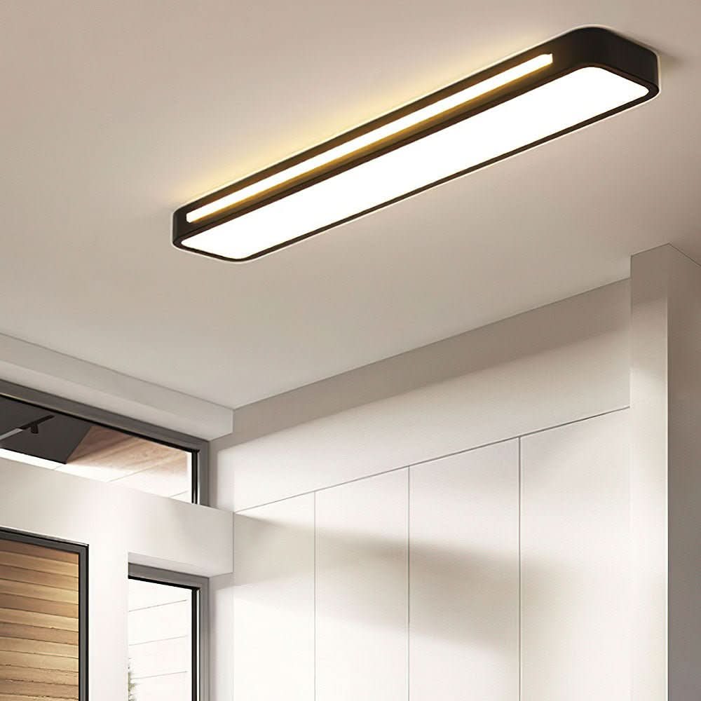 Stropní LED svítidlo HALOCRAFT v minimalistickém designu — plochý panel pro přisazenou montáž