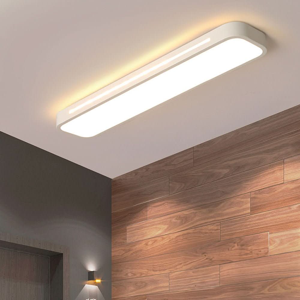 Stropní LED svítidlo HALOCRAFT v minimalistickém designu — plochý panel pro přisazenou montáž