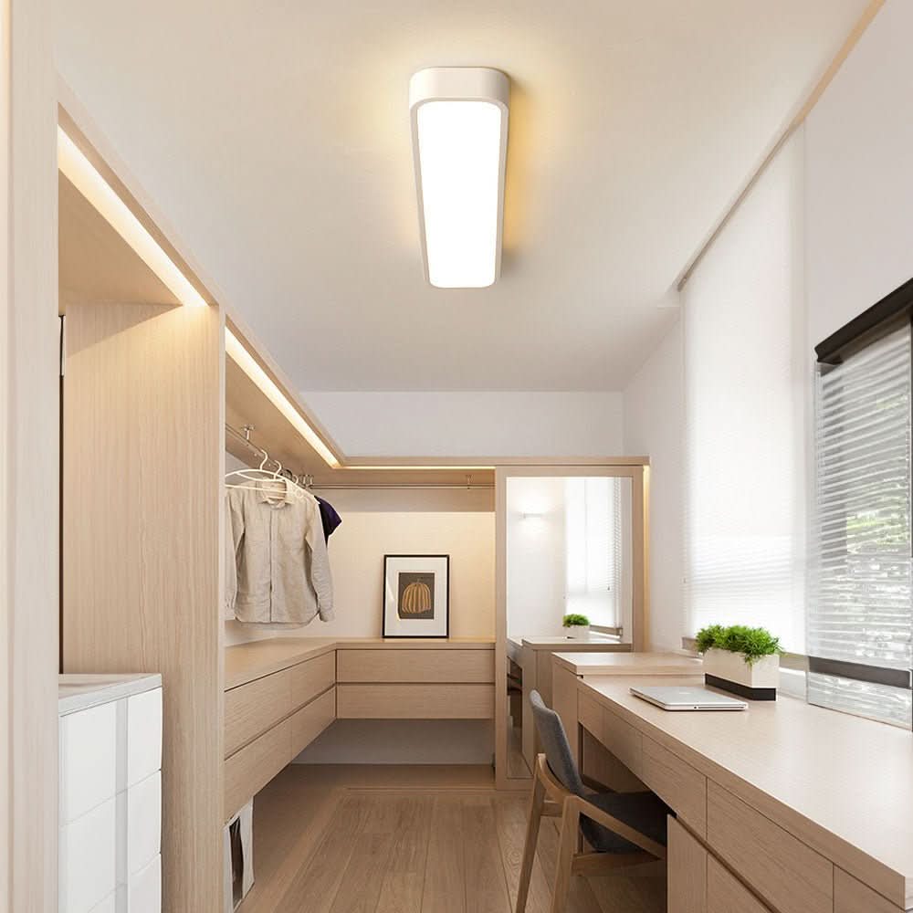 Stropní LED svítidlo HALOCRAFT v minimalistickém designu — plochý panel pro přisazenou montáž