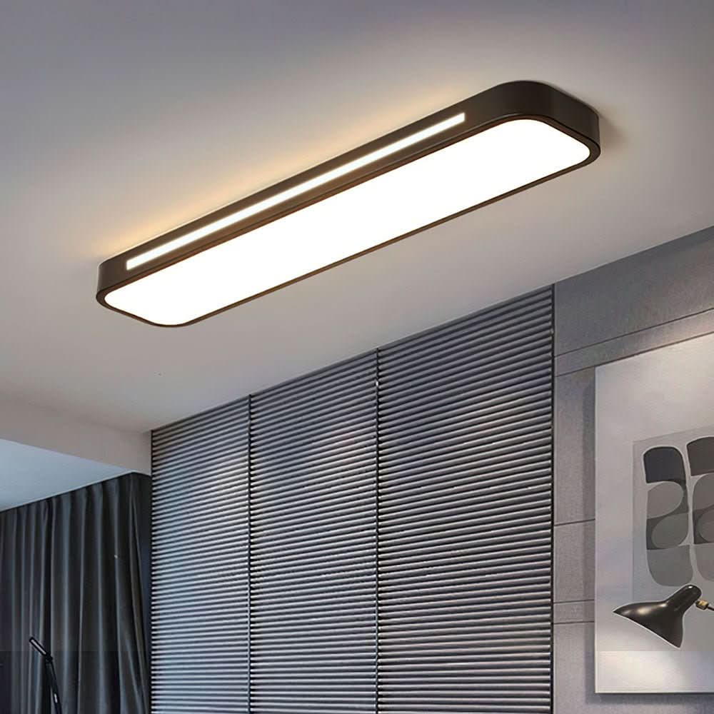 Stropní LED svítidlo HALOCRAFT v minimalistickém designu — plochý panel pro přisazenou montáž