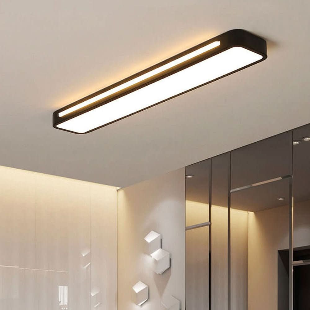 Stropní LED svítidlo HALOCRAFT v minimalistickém designu — plochý panel pro přisazenou montáž