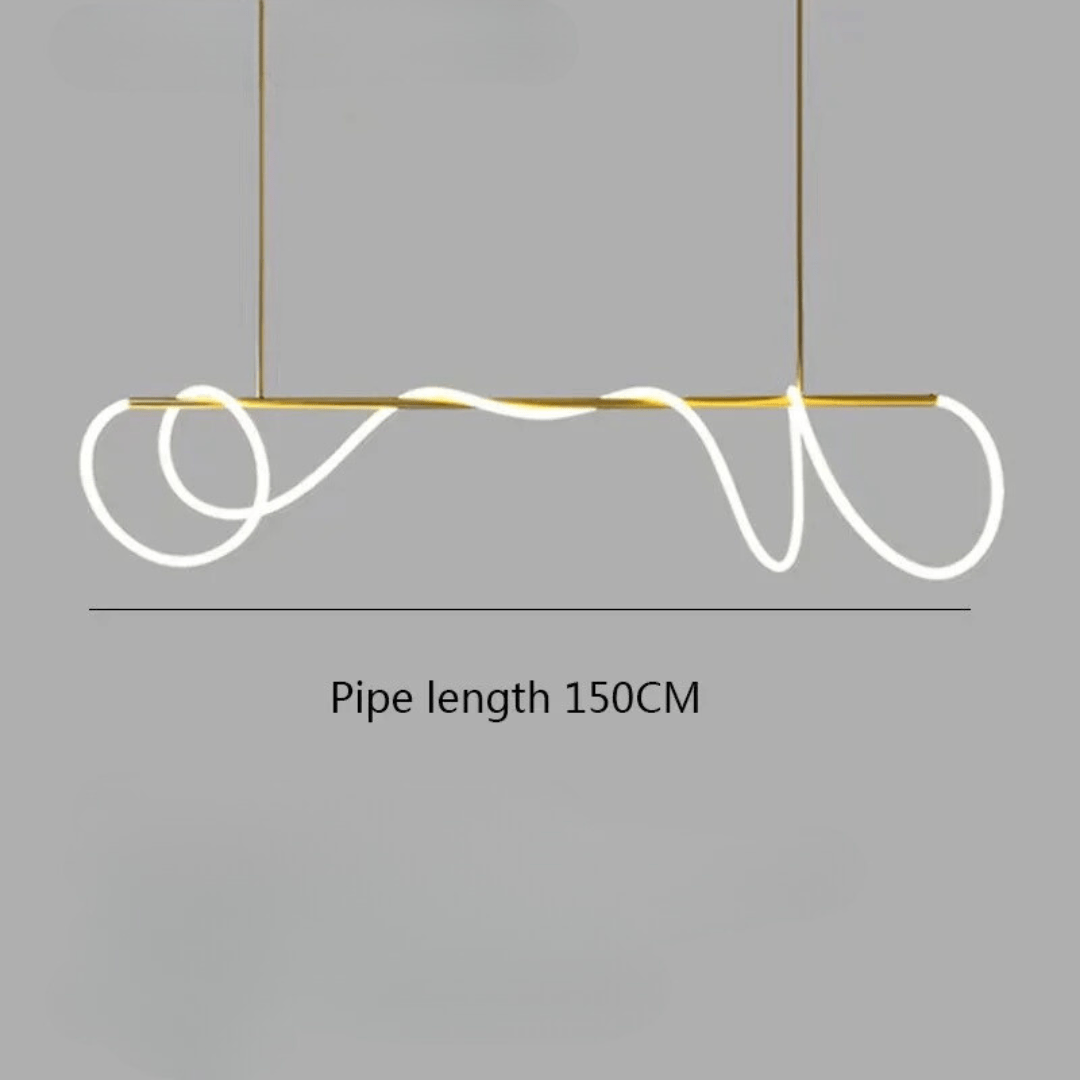 Solara 90-260V Dimmable LED Chandelier, Metal Frame Design