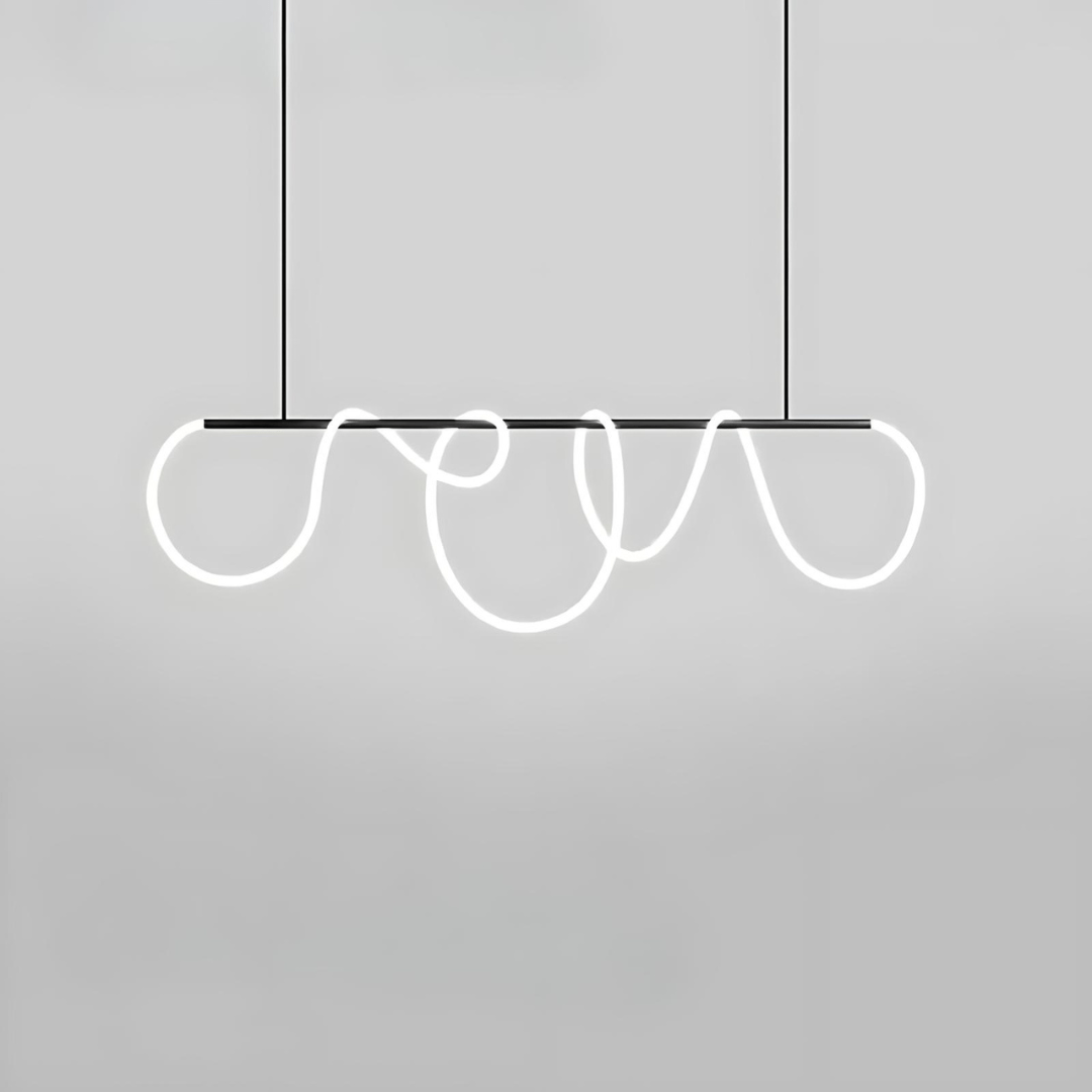 Solara 90-260V Dimmable LED Chandelier, Metal Frame Design