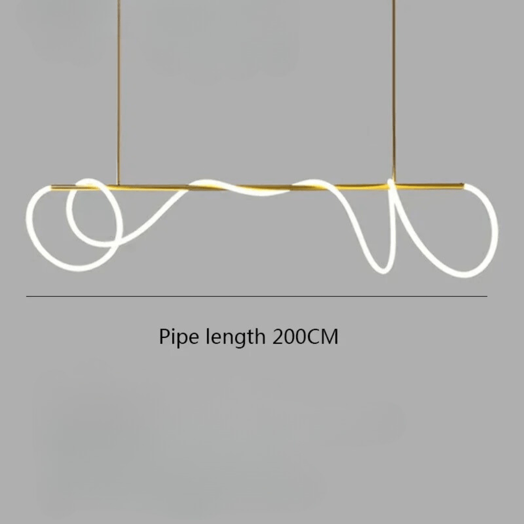 Solara 90-260V Dimmable LED Chandelier, Metal Frame Design