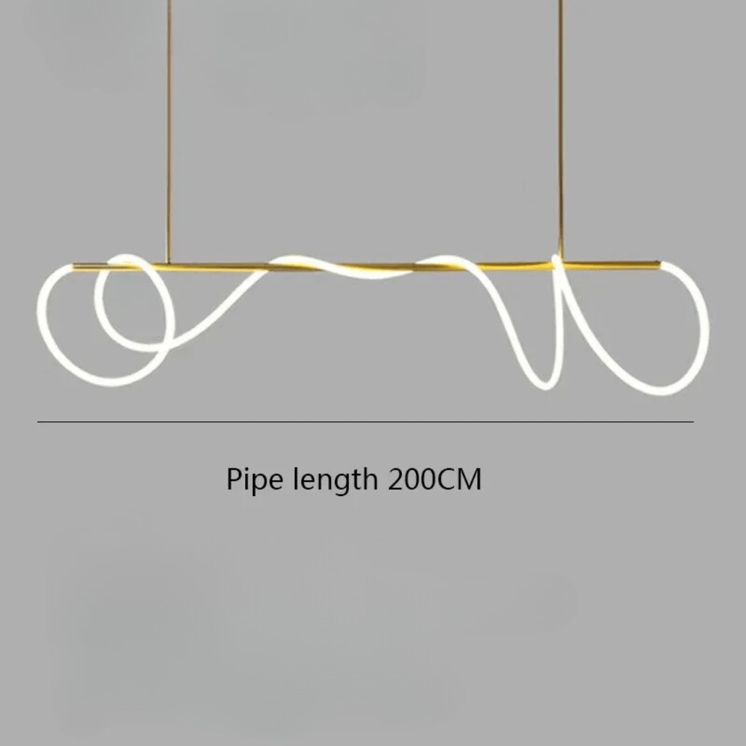 Solara 90-260V Dimmable LED Chandelier, Metal Frame Design