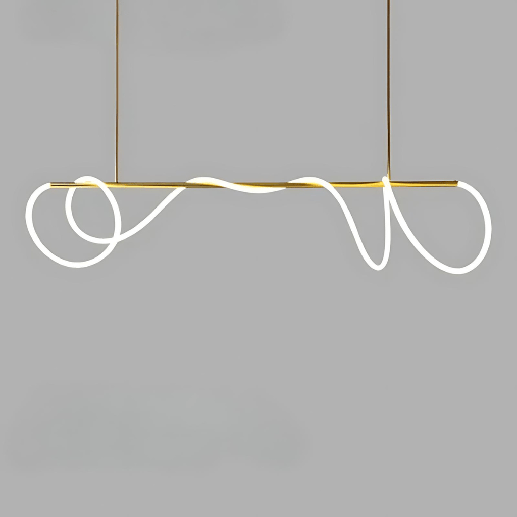 Solara 90-260V Dimmable LED Chandelier, Metal Frame Design