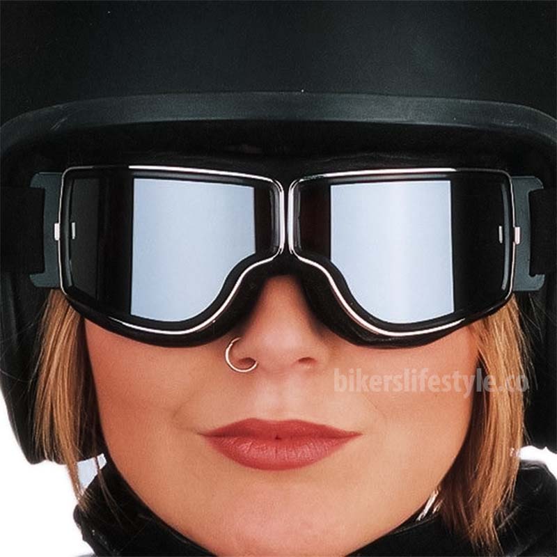 Motocyklowe gogle zakładane na okulary — przeciwmgielna ochrona UV
