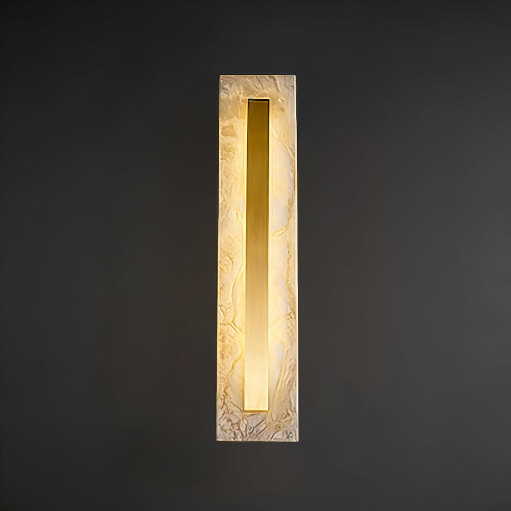 Oblong & Rectangular Alabaster Wall Sconces | wildoxy