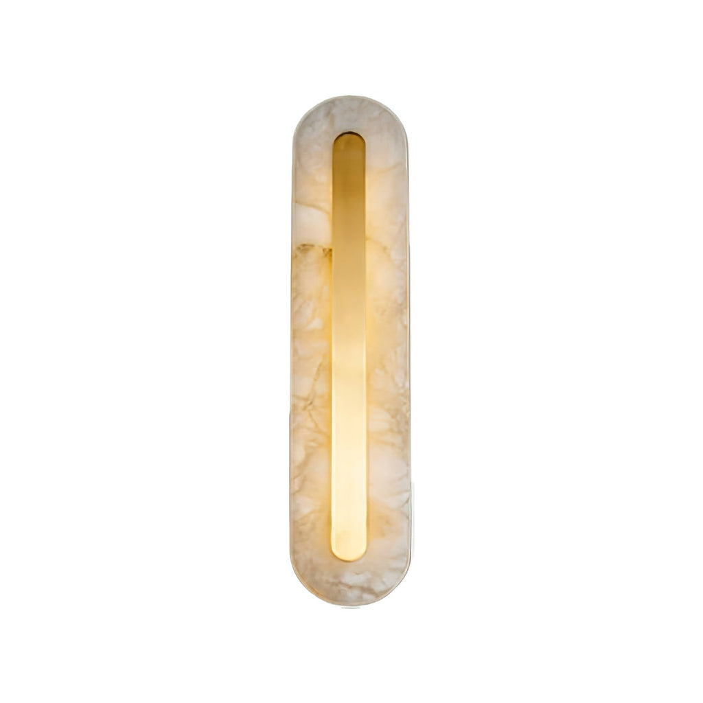 Oblong & Rectangular Alabaster Wall Sconces | wildoxy