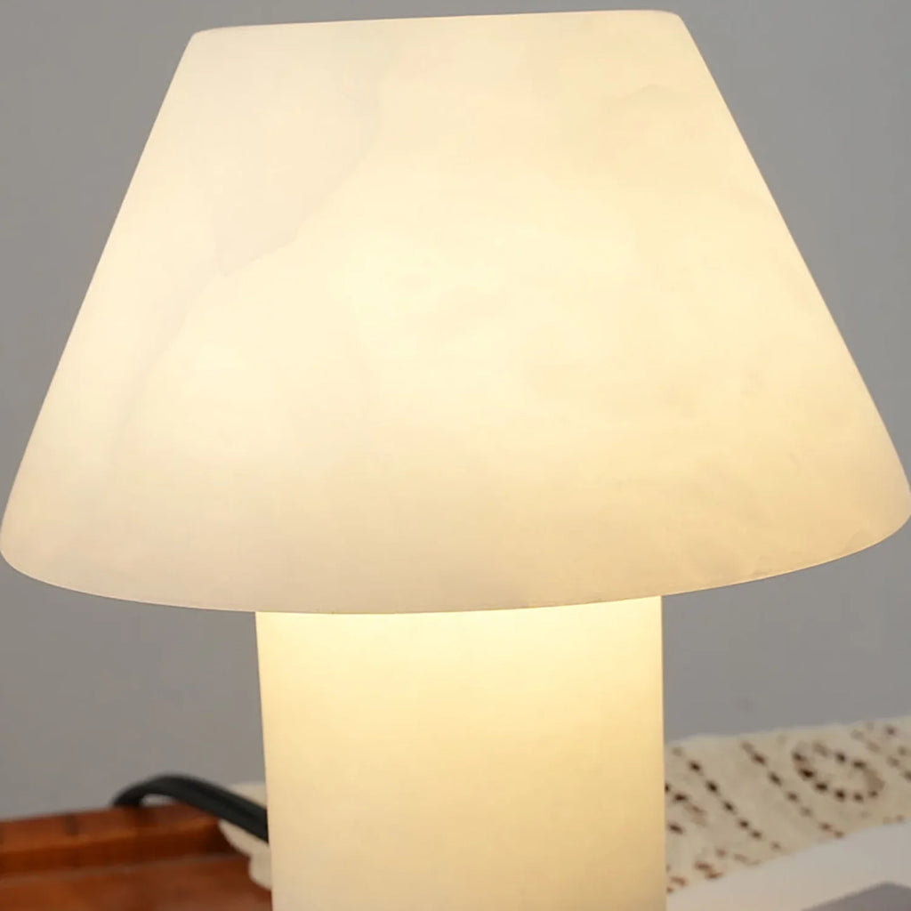 Odile Alabaster Mushroom Table Lamp | wildoxy