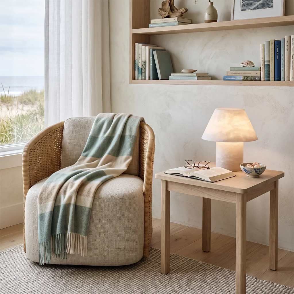 Odile Alabaster Mushroom Table Lamp | wildoxy