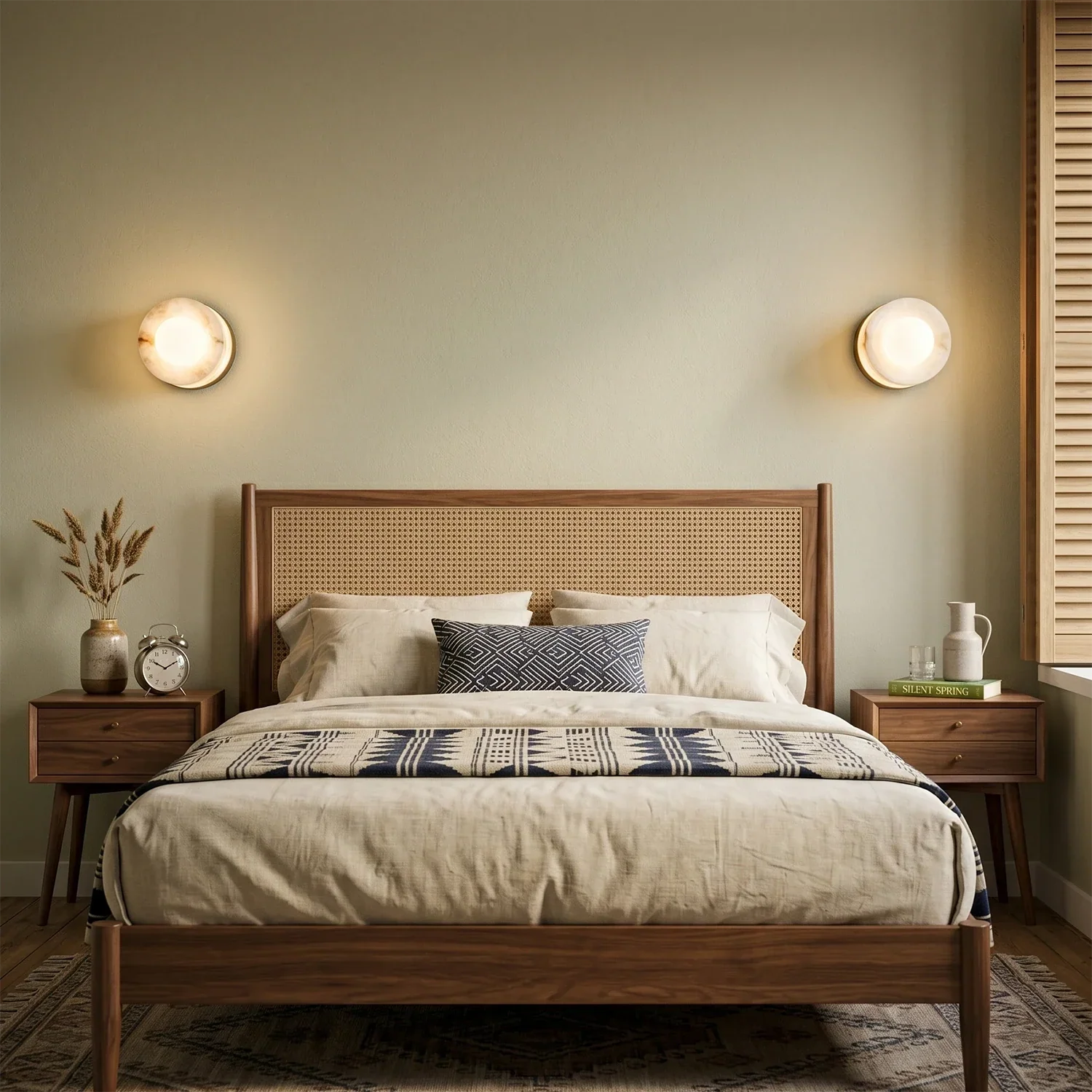 Orb Vessel Alabaster & Brass Wall Lamp | wildoxy