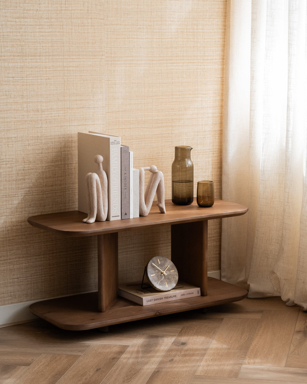 Ensemble de serre-livres décoratifs en polyrésine de 27cm — Décoration moderne