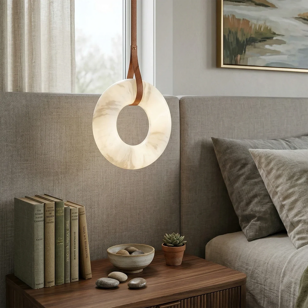 Oslo Alabaster Pendant Light | wildoxy