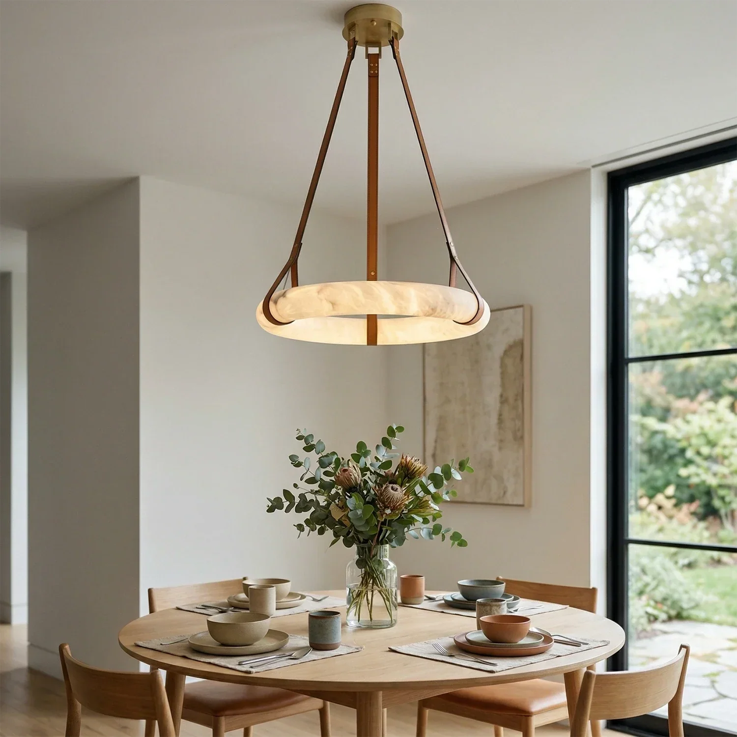Oslo Alabaster Pendant Light | wildoxy