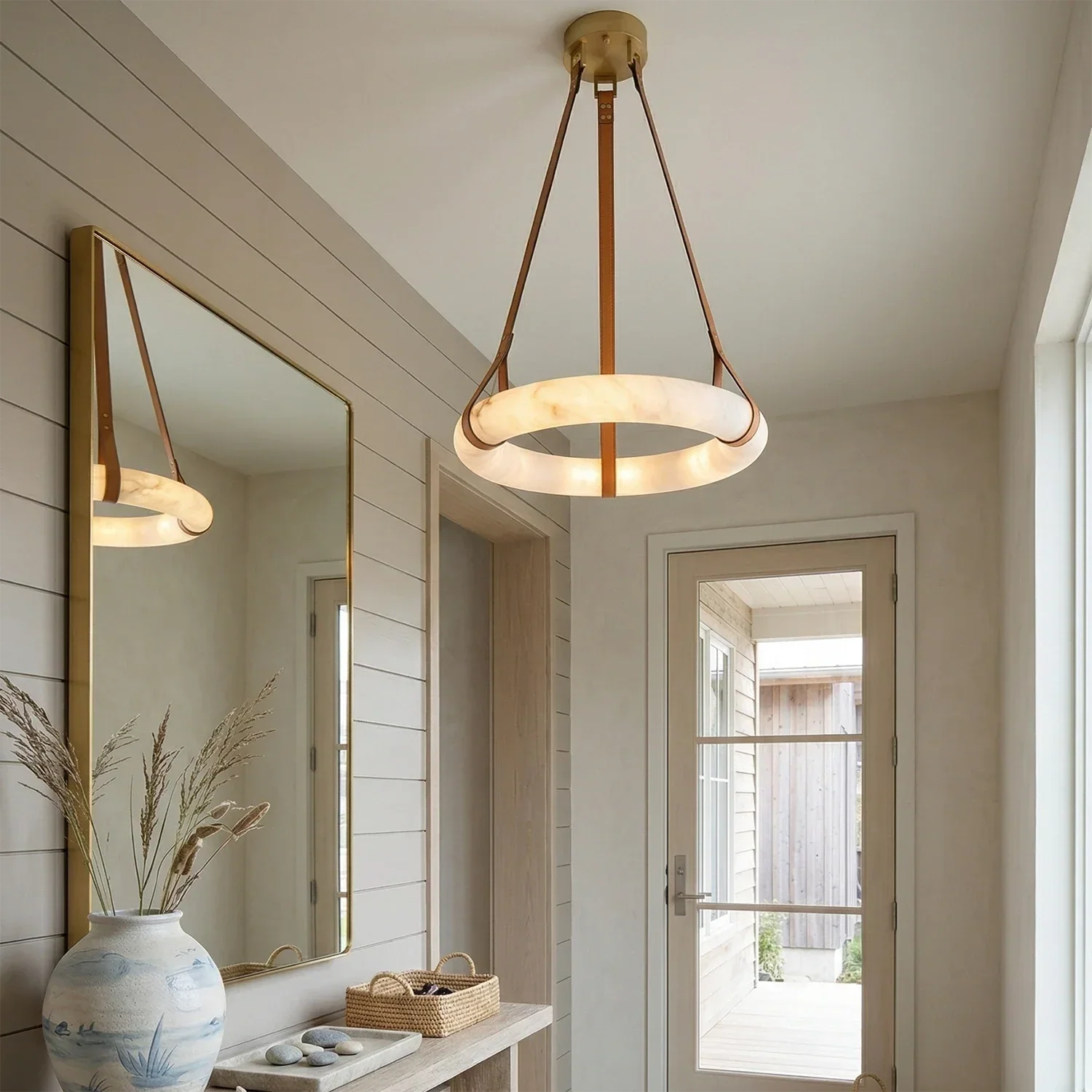 Oslo Alabaster Pendant Light | wildoxy