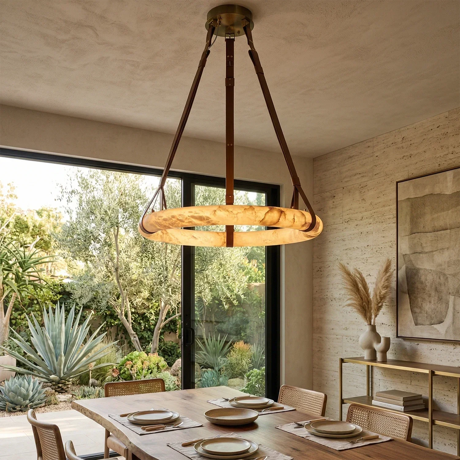 Oslo Alabaster Pendant Light | wildoxy