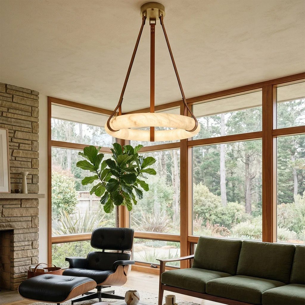 Oslo Alabaster Pendant Light | wildoxy