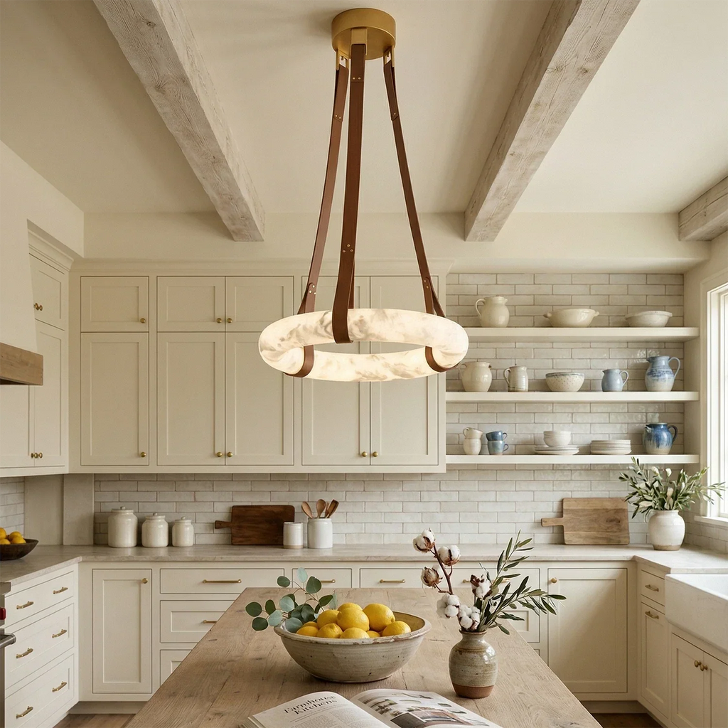 Oslo Alabaster Pendant Light | wildoxy
