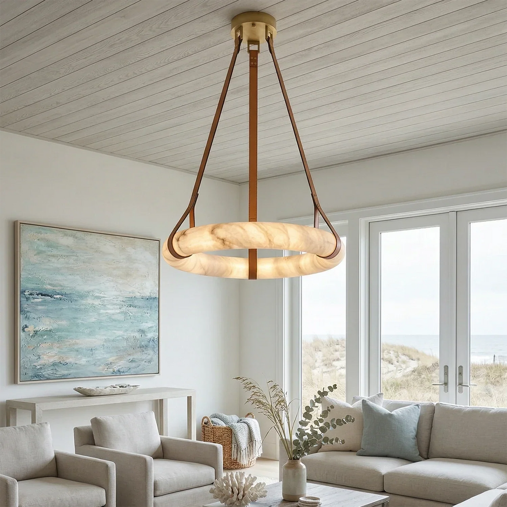 Oslo Alabaster Pendant Light | wildoxy