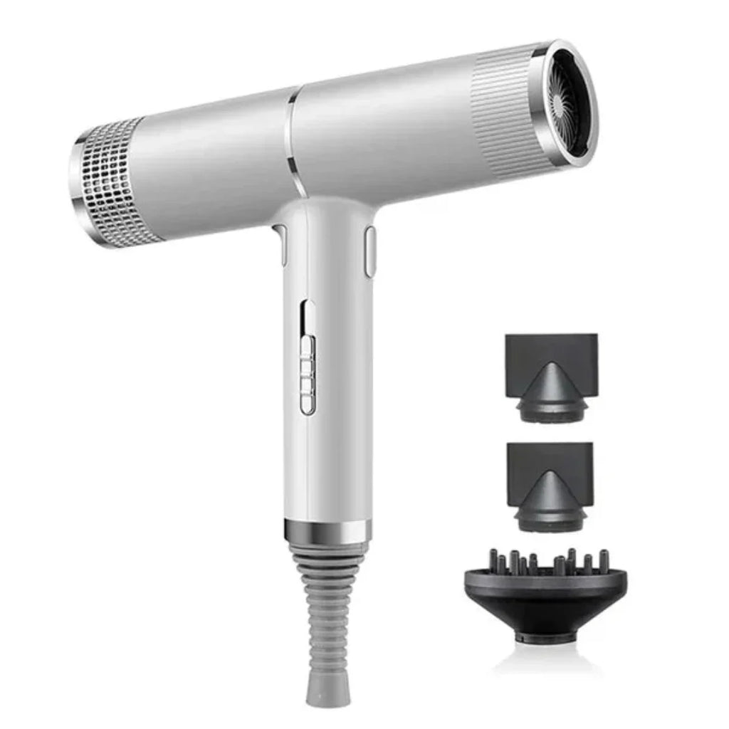 Uscător de păr ionic puternic - ușor, cu accesorii