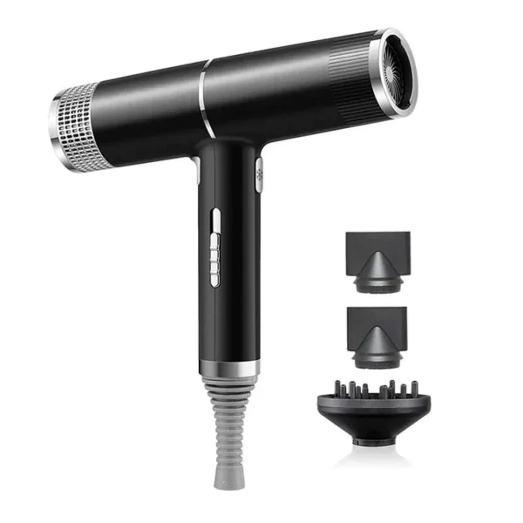 Uscător de păr ionic puternic - ușor, cu accesorii