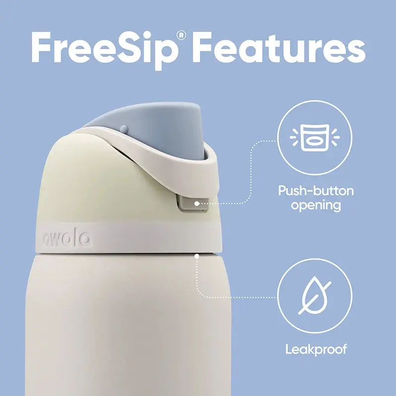 Ανοξείδωτο παγούρι 710ml — FreeSip, στεγανό, διατηρεί το κρύο για 24 ώρες
