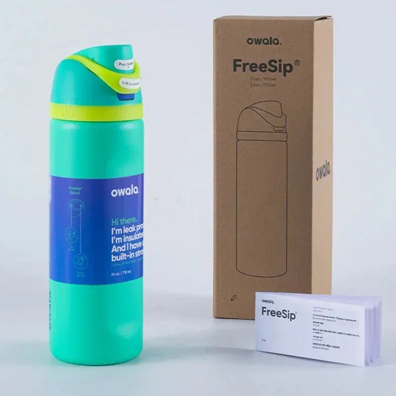Ανοξείδωτο παγούρι 710ml — FreeSip, στεγανό, διατηρεί το κρύο για 24 ώρες