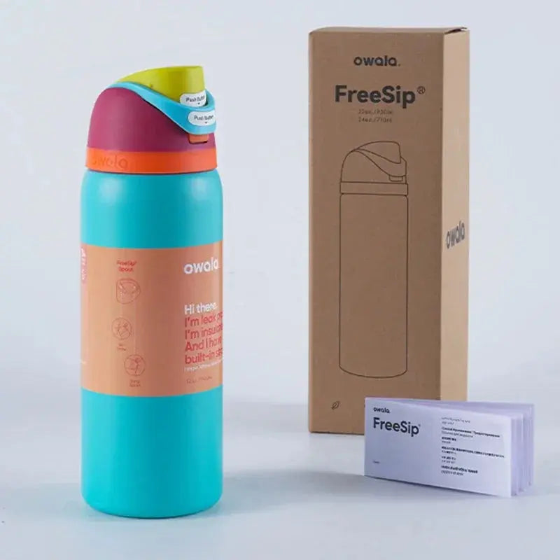 Ανοξείδωτο παγούρι 710ml — FreeSip, στεγανό, διατηρεί το κρύο για 24 ώρες