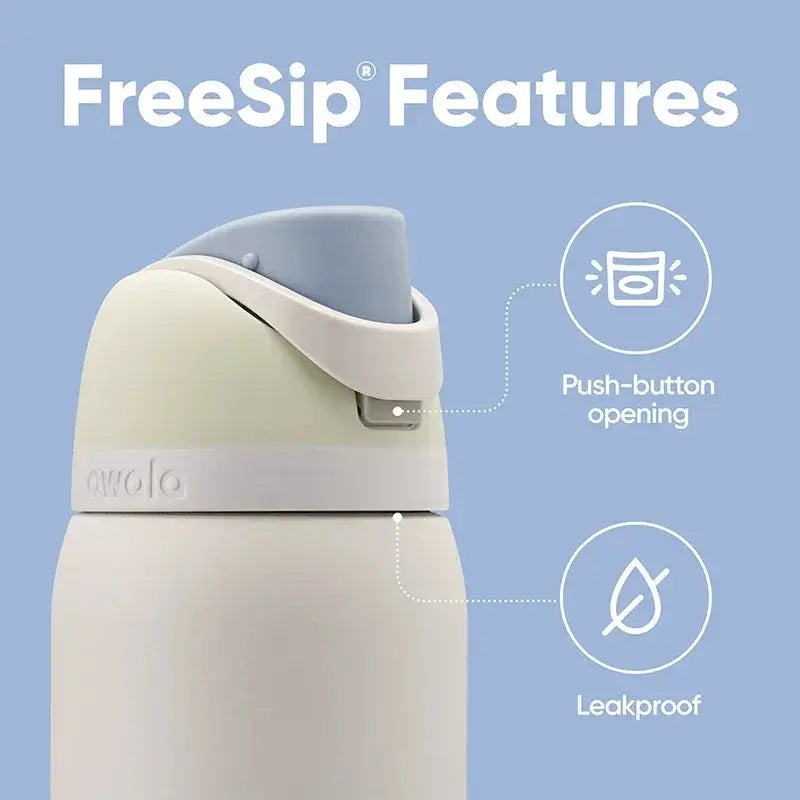 Ανοξείδωτο παγούρι 710ml — FreeSip, στεγανό, διατηρεί το κρύο για 24 ώρες